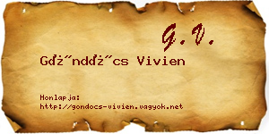 Göndöcs Vivien névjegykártya